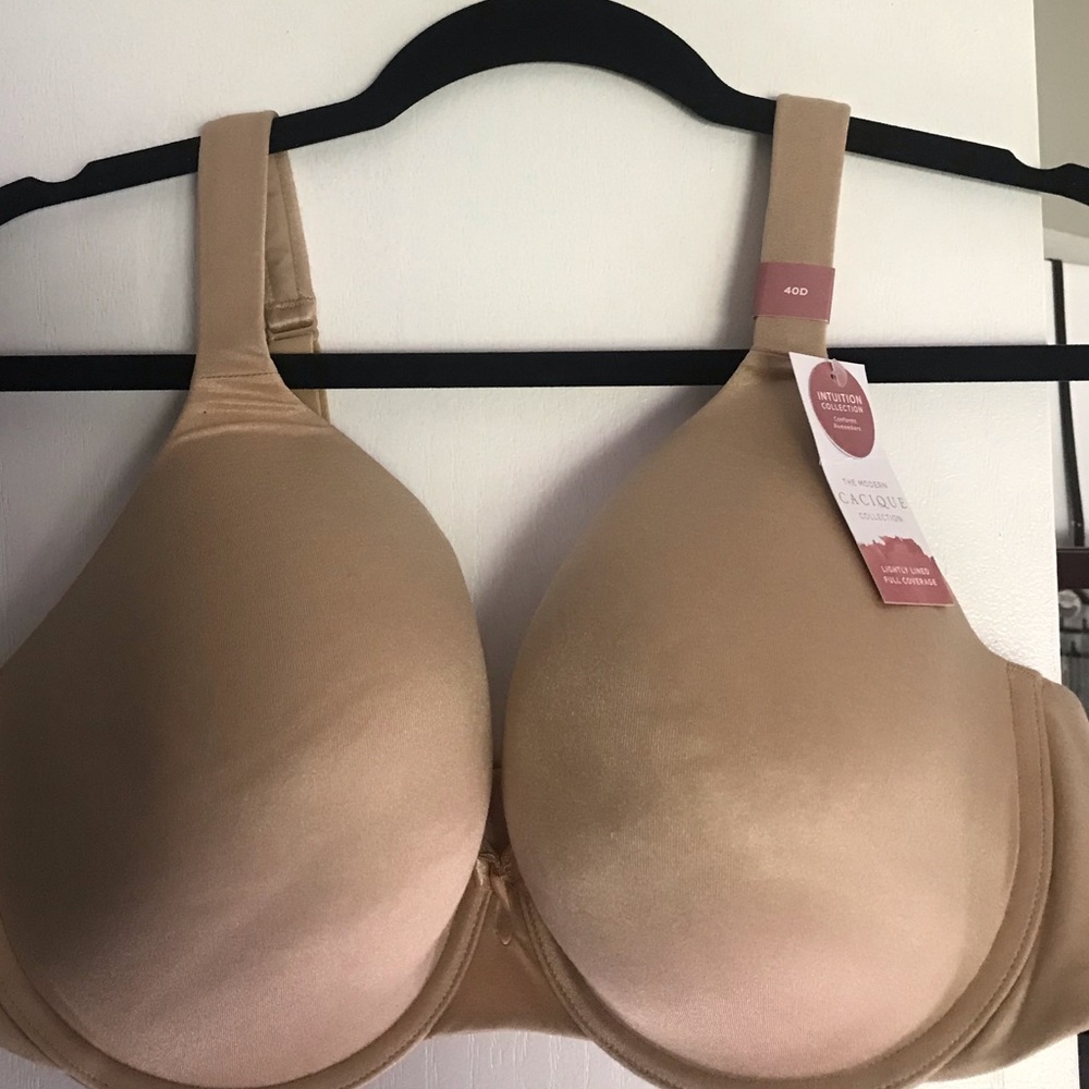 Beige Cacique Bra, size 40D